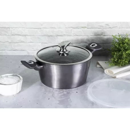 Berlinger Haus Lábas+Fedő 24 cm BH-6893 Carbon Pro