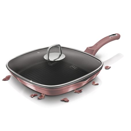 Berlinger Haus Grill Serpenyő+Fedő 28 Cm BH-6028 I-Rose