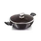 Berlinger Haus Alacsony lábas fedővel 28 cm BH-6898 Carbon Pro