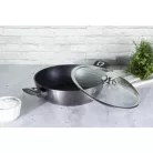 Berlinger Haus Alacsony lábas fedővel 28 cm BH-6898 Carbon Pro
