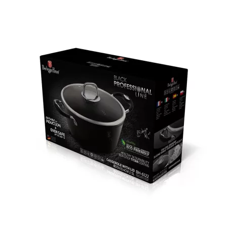 Berlinger Haus Lábas Fedővel 28 Cm BH-6124 Black