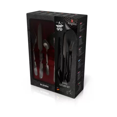 Berlinger Haus Evőeszköz Készlet 24 Db-os BH-2618NA Mirror Black
