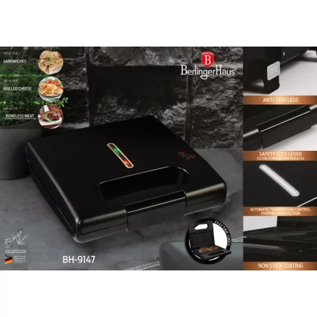 Berlinger Haus Elektromos Grillsütő BH-9147 Black Rose