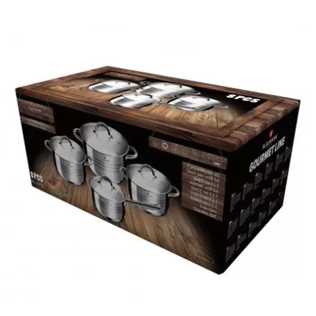 Blaumann Gourmet Line Edénykészlet 8 Részes Jumbo BL-3115
