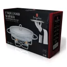 Berlinger Haus Melegentartó Ovális 3 L BH-1382 Black Silver 
