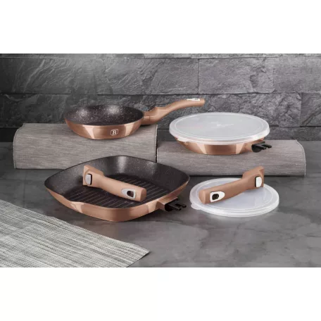 Berlinger Haus Serpenyő Szett 5 Részes BH-7038 Rosegold