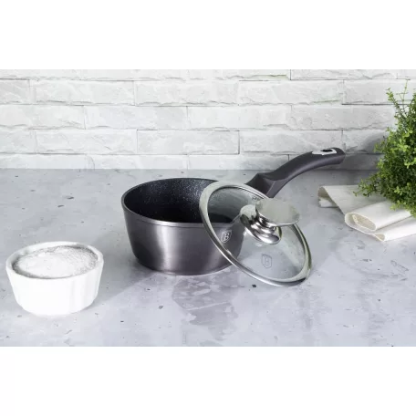 Berlinger Haus Szószos Edény+Fedő 16 cm BH-6907 Carbon Pro