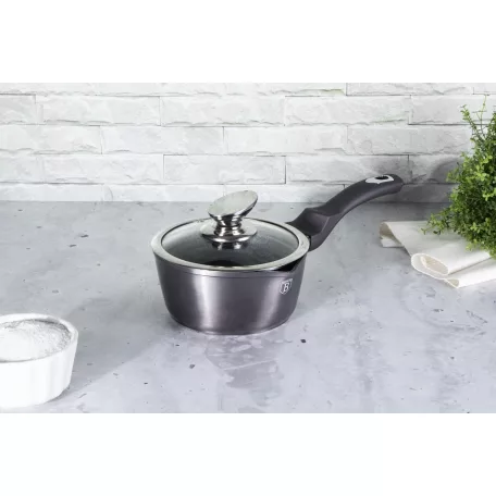 Berlinger Haus Szószos Edény+Fedő 16 cm BH-6907 Carbon Pro