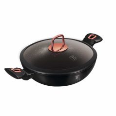 Berlinger Haus Wok Fedővel 30 Cm BH-7112 Black Rose 