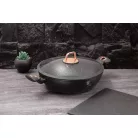 Berlinger Haus Wok Fedővel 30 Cm BH-7112 Black Rose 
