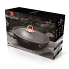 Berlinger Haus Wok Fedővel 30 Cm BH-7112 Black Rose 