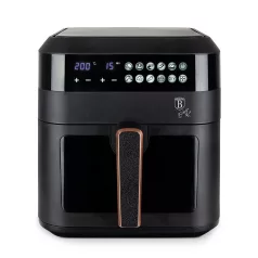   Berlinger Haus Forrólevegős AirFryer Sütő 6,3 L BH-9446 Black Rose 
