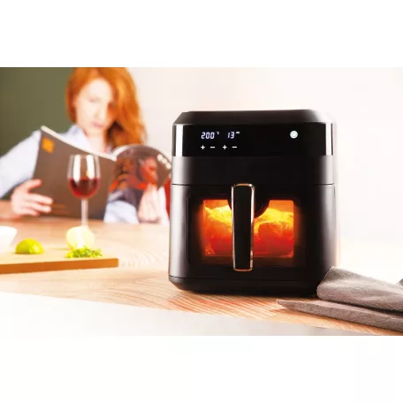 Berlinger Haus Forrólevegős AirFryer Sütő 6,3 L BH-9446 Black Rose 