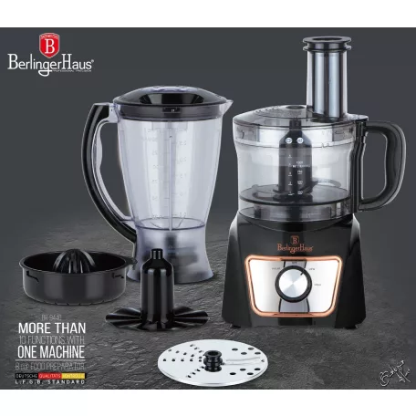 Berlinger Haus Konyhai Robotgép 8 Részes BH-9440 Black Rose 
