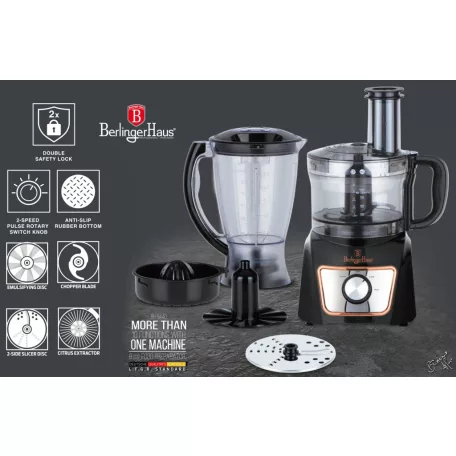 Berlinger Haus Konyhai Robotgép 8 Részes BH-9440 Black Rose 