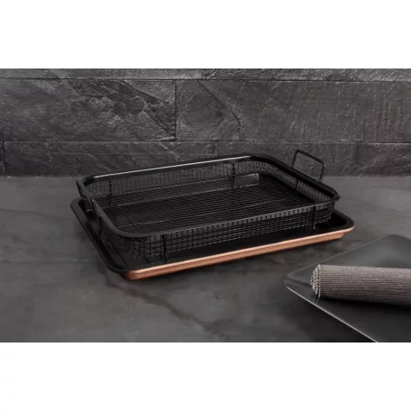 Berlinger Haus Tepsi+Fém Kosár 32,5x24,5x2 cm BH-7856 Rose Gold 