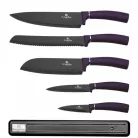 Berlinger Haus Késkészlet Mágneses Tartóval 6 Részes BH-2681 Purple