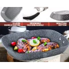 Berlinger Haus Grill Serpenyő Fedővel 28 cm BH-6108 Stone Touch