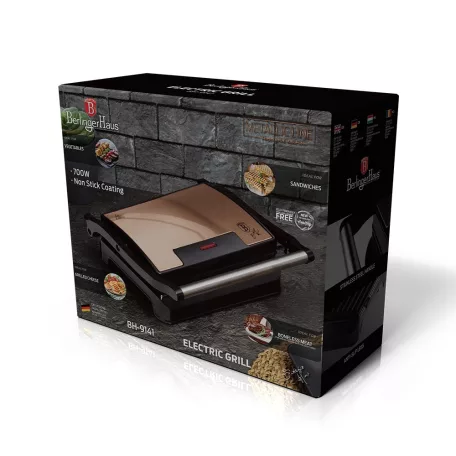 Berlinger Haus Elektromos Grillsütő BH-9141 Rose Gold