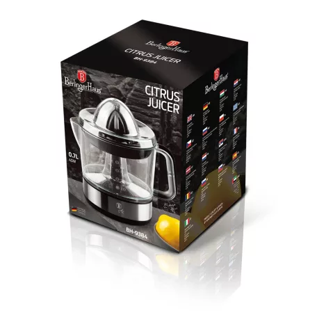 Berlinger Haus Elektromos Citromfacsaró Black Silver
