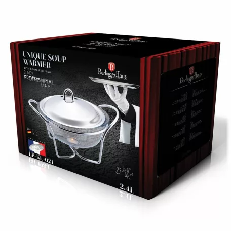 Berlinger Haus Leves Melegentartó 2,4 L LP-KL-021 Black Silver