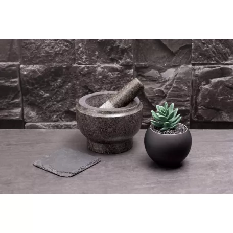 Berlinger Haus Mozsár+Törő Gránit BH-7825 Black Silver