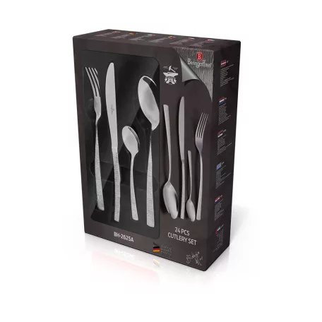 Berlinger Haus Evőeszköz Készlet 24 Db-os BH-2625A Black Smith