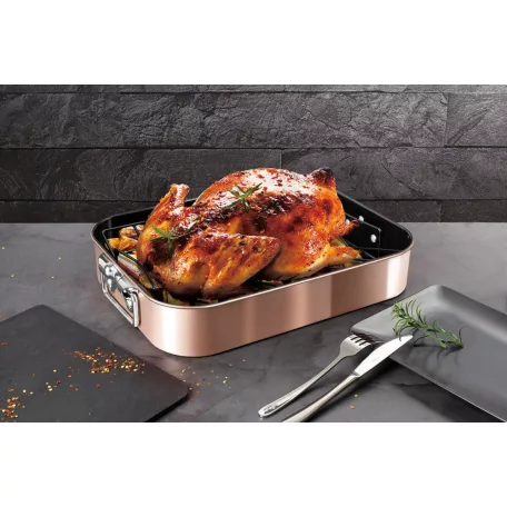 Berlinger Haus Tepsi Kiemelőráccsal 41,5x32x7,5 cm BH-7845 Rose Gold
