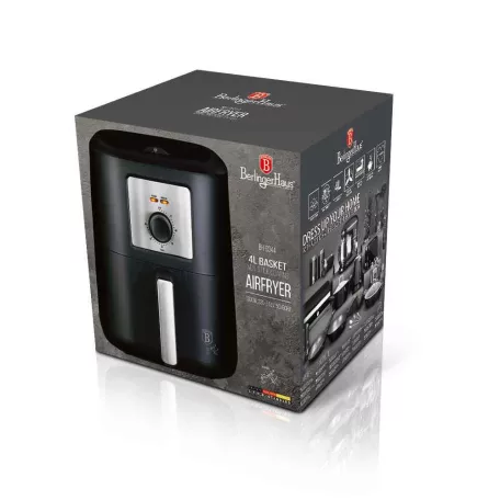 Berlinger Haus Forrólevegős AirFryer Sütő BH-9344 Black Silver 
