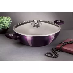 Berlinger Haus Wok+Fedő 30 Cm BH-7114 Purple 