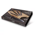 Berlinger Haus Késkészlet+Vágódeszka 6 Részes BH-2567A Carbon Pro