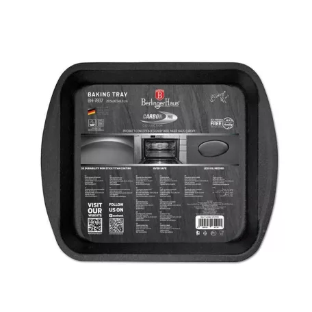 Berlinger Haus Tepsi 29,5x26,5 Cm BH-7837 Carbon
