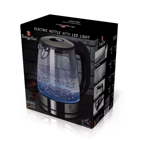 Berlinger Haus Elektromos Vízforraló 1,7 L BH-9116 Black Silver