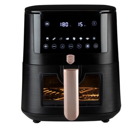 Berlinger Haus Forrólevegős AirFryer Sütő 5 L BH-9488 Black Rose