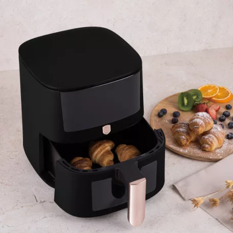 Berlinger Haus Forrólevegős AirFryer Sütő 5 L BH-9488 Black Rose
