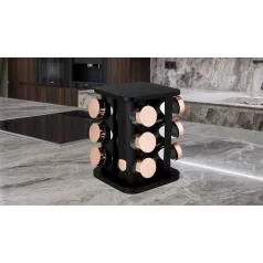   Berlinger Haus Fűszertartó Készlet 13 Részes BH-8559 Black Rose