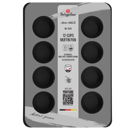 Berlinger Haus Muffinsütő Forma 12-es BH-7876 Matte