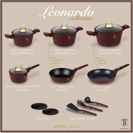 Berlinger Haus Edénykészlet 15 részes BH-8051 Leonardo 
