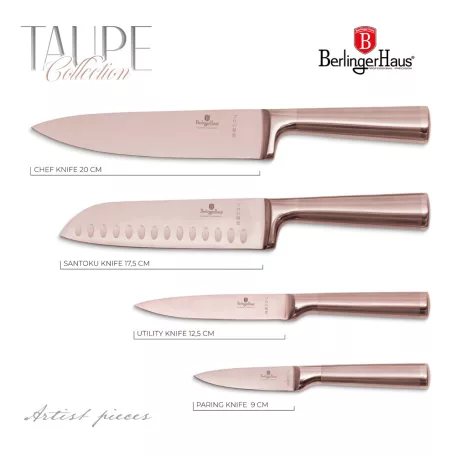 Berlinger Haus Késkészlet 4 részes BH-2977 Taupe 