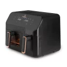 Berlinger Haus Forrólevegős AirFryer Sütő 5,5 L+3,5 L BH-9467 Black Rose 