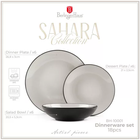 Berlinger Haus Étkészlet 18 részes BH-10001 Sahara
