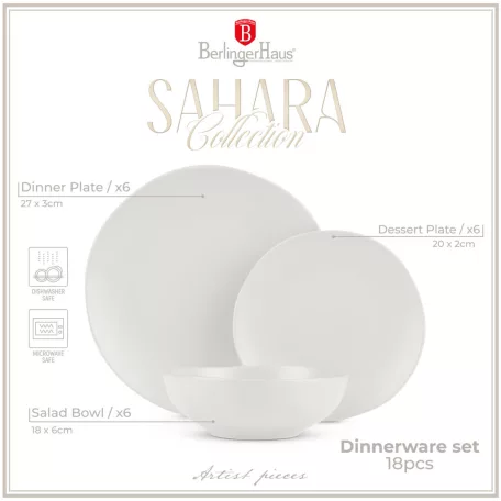 Berlinger Haus Étkészlet 18 részes BH-10022 Sahara