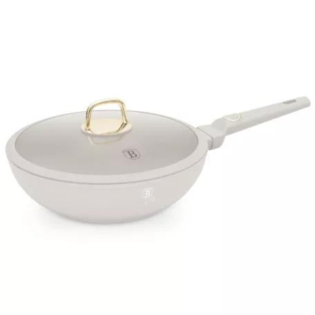 Berlinger Haus Wok Fedővel 28 Cm BH-8064 Sahara 