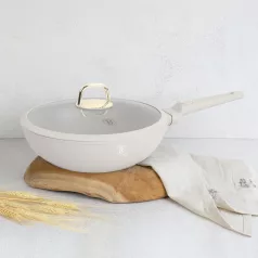 Berlinger Haus Wok Fedővel 28 Cm BH-8064 Sahara 