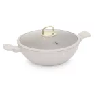 Berlinger Haus Wok Fedővel 30 Cm BH-8065 Sahara 