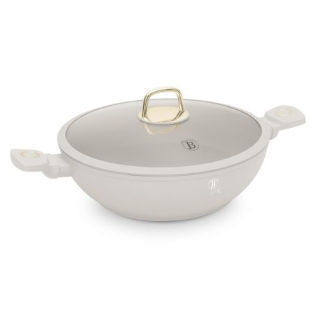 Berlinger Haus Wok Fedővel 30 Cm BH-8065 Sahara 