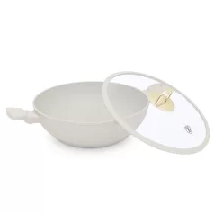 Berlinger Haus Wok Fedővel 30 Cm BH-8065 Sahara 