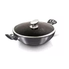 Berlinger Haus Wok Fedővel 30 cm BH-7111 Carbon Pro