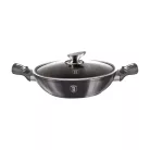Berlinger Haus Wok Fedővel 30 cm BH-7111 Carbon Pro