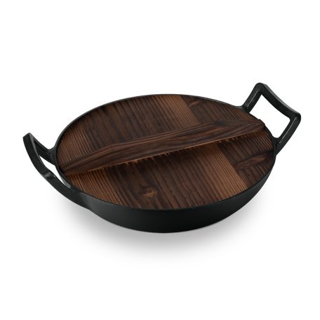 Berlinger Haus Öntöttvas Wok Fa Tetővel LP-BH-190 Strong Mold